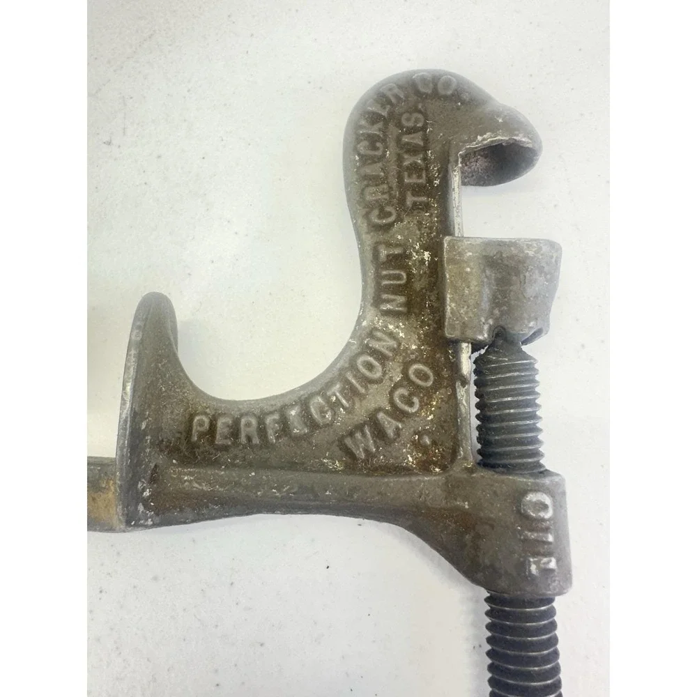 Antique Perfection No.100 Nut Cracker Cast Iron Waco Texas Pat Nov 10 1914 Clamp